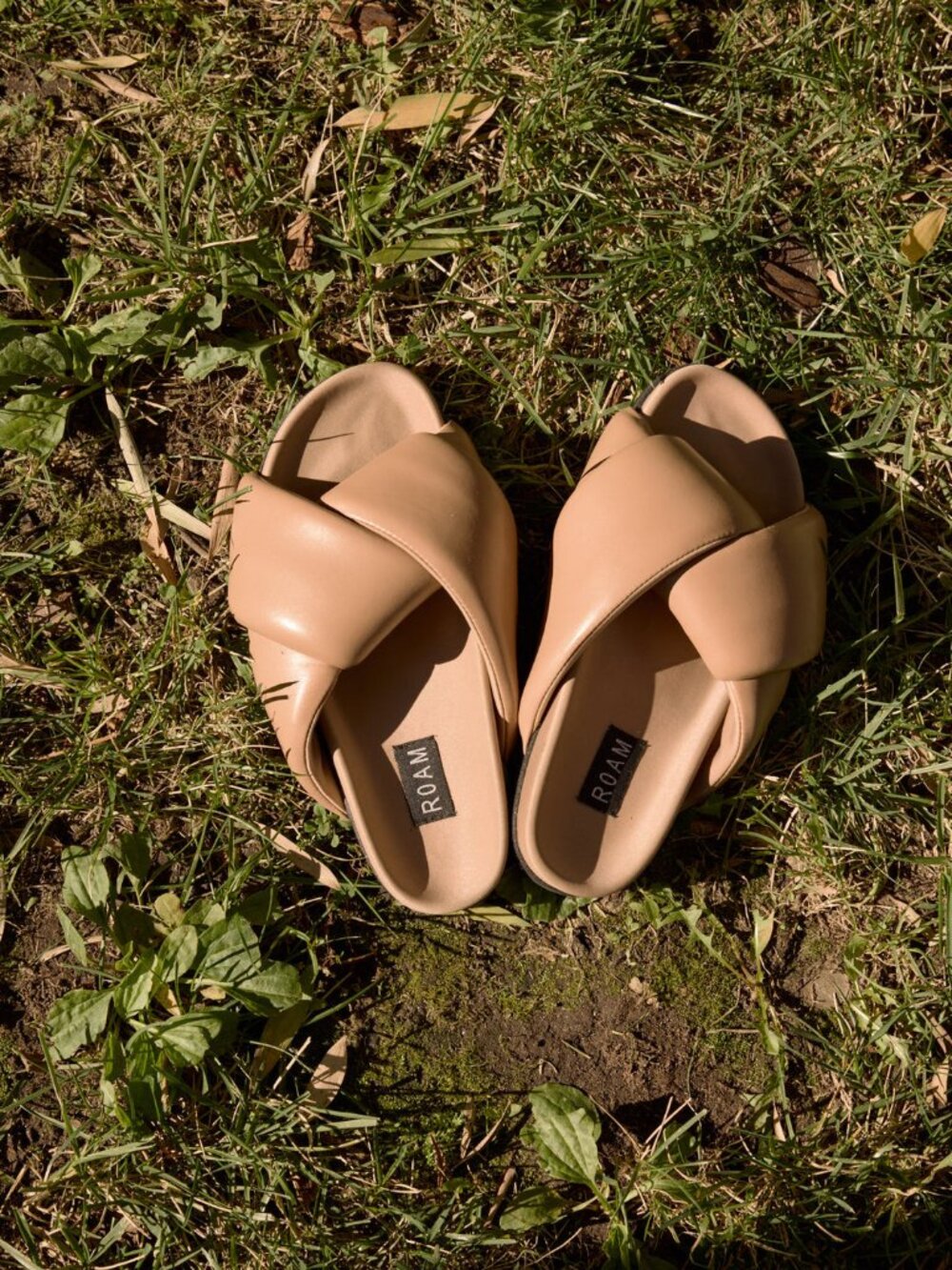 New Roam Puffy Slides in Nude - Picture 6 of 6